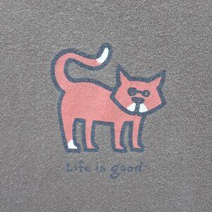 Life is Good Women's Cat Vintage Crusher Tee